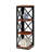 Darek 38.5" H x 12" W Corner Bookcase-1360431390