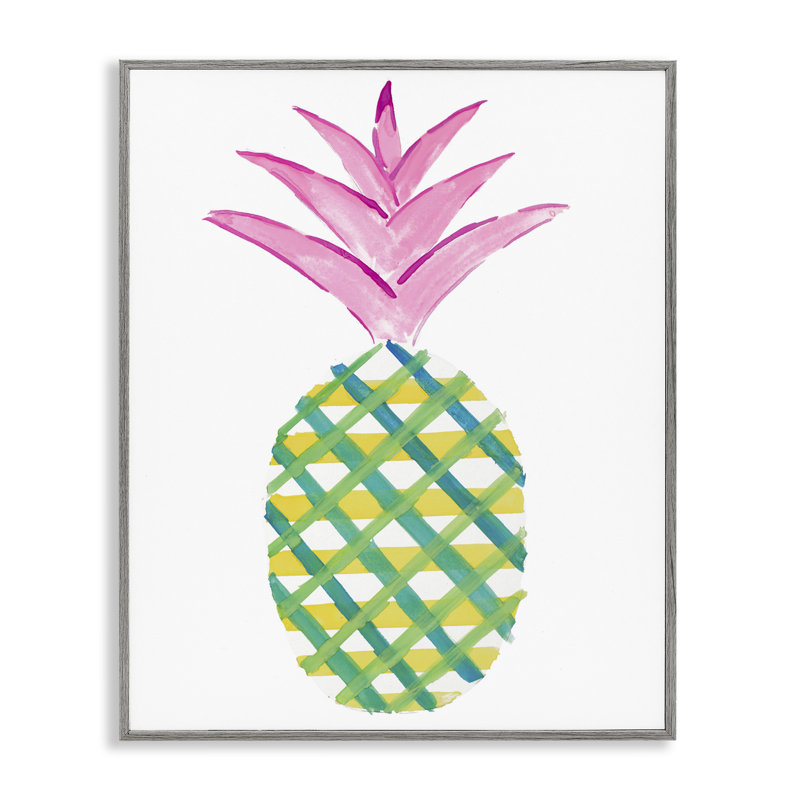 Giclée tropicale à carreaux par Julie DeRice, Estampe numérique Farmhouse, H 20 po x l 16 po