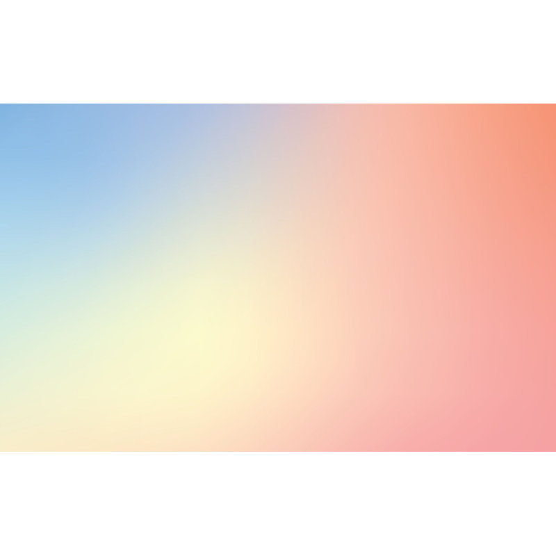Murale pelez et collez de qualité supérieure - Gradient Bliss, L 96 po x l 120 po
