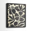 Linocut Garden I-Premium, impression encadrée - prête à être accrochée - aucun clou requis - aucun clou requis-1770363557-1770363555