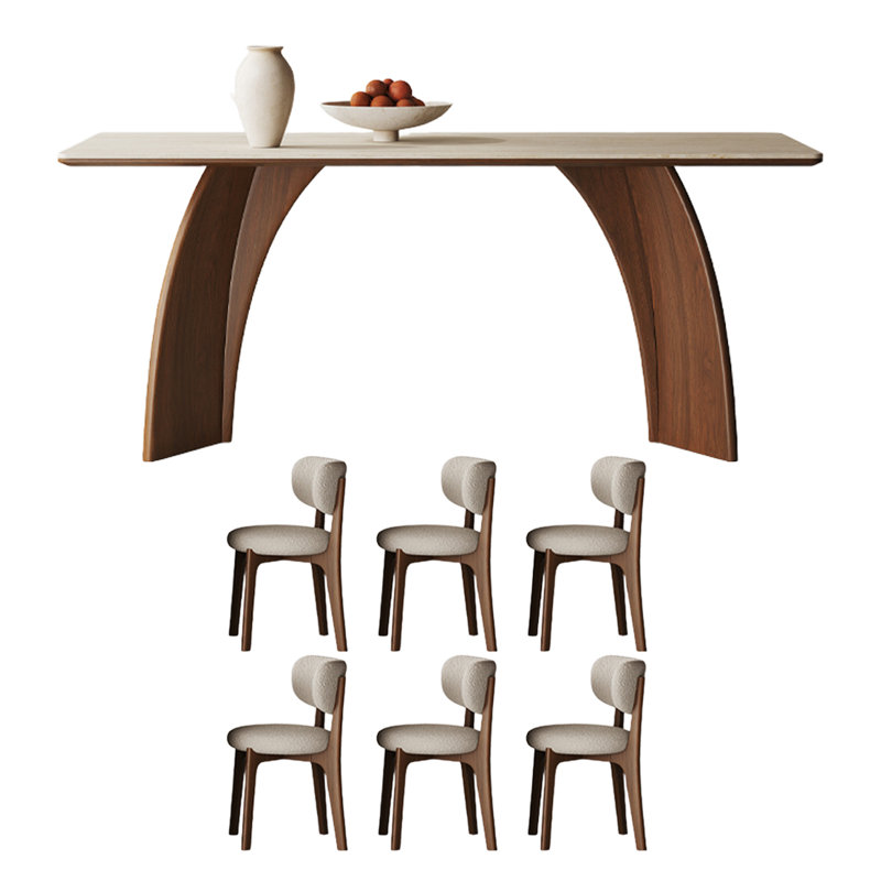 Medieval Style Dining Table, 29.52"H x 55.11"L x 31.49"W