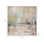Toile d'art mural encadrée avec motif abstrait - 40 po ivoire, brun clair, vert pour la maison, le bureau, la chambre à coucher, le salon