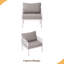 Fauteuil club de patio extérieur, mobilier de patio moderne, siège profond à coussin épais imperméable-1042797059