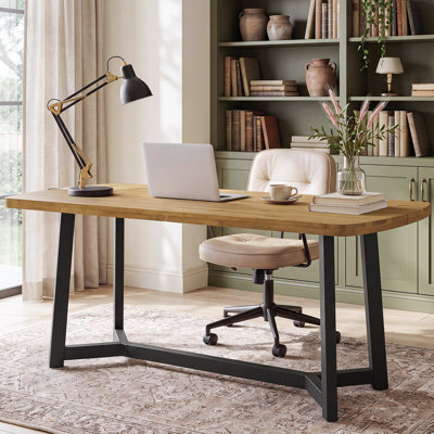 Solid Wood Executive Desk
