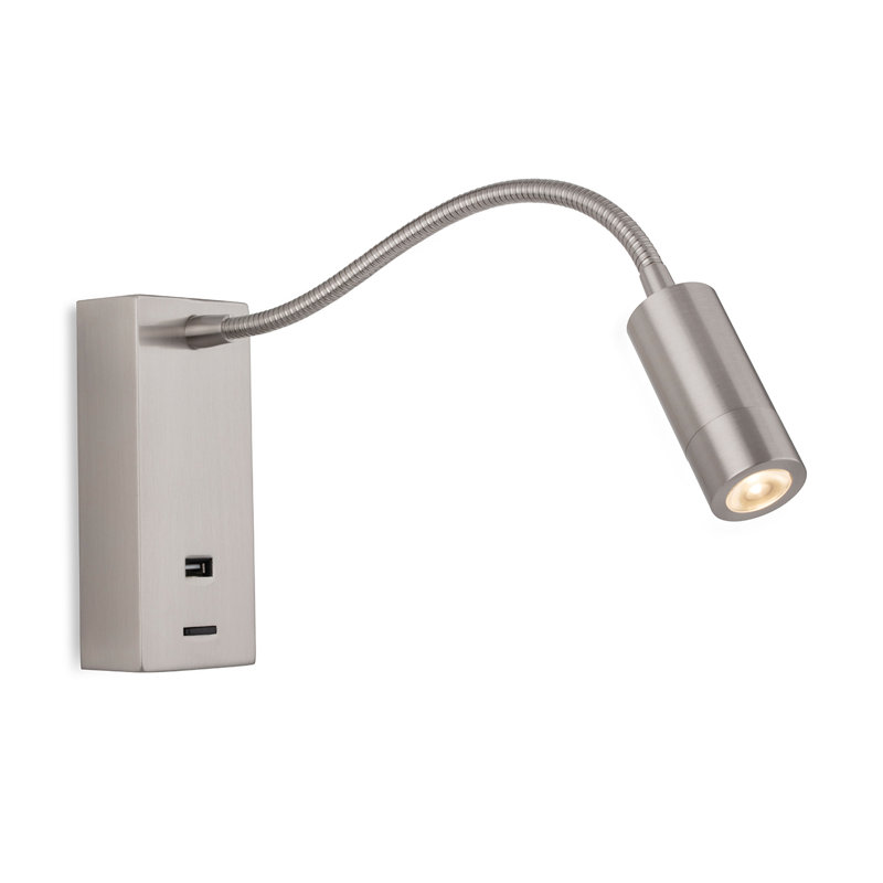 LED Spotlight, Brushed Steel