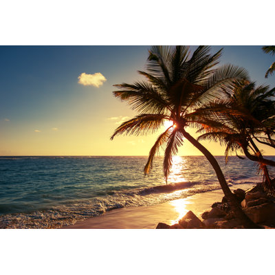 Tropical Beach - Wrapped Canvas Print