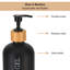 Ensemble de 3 distributeurs de douche noirs rechargeables 17 oz liq. (500 ml)-121447619