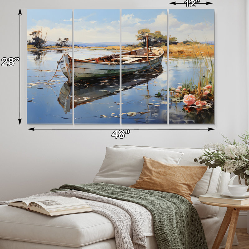 «Danemark Quiet Waters», ensemble d'art mural en métal Danemark