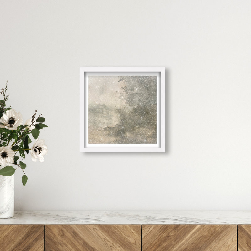 Crumbled Verdancy Shadowbox Landscape & Nature Print by Oliver Gal, Black Frame, 12 x 12, 13.5"H x 13.5"W, White Frame