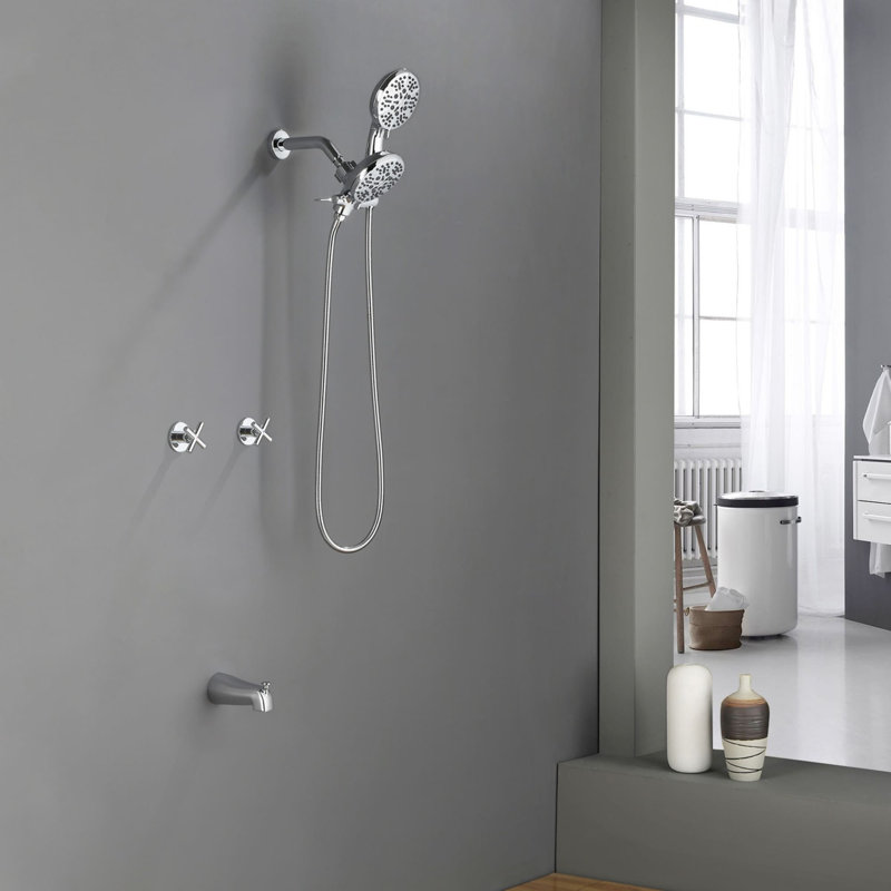 Volume Control Accent with Rough in-Valve, Polished Chrome
