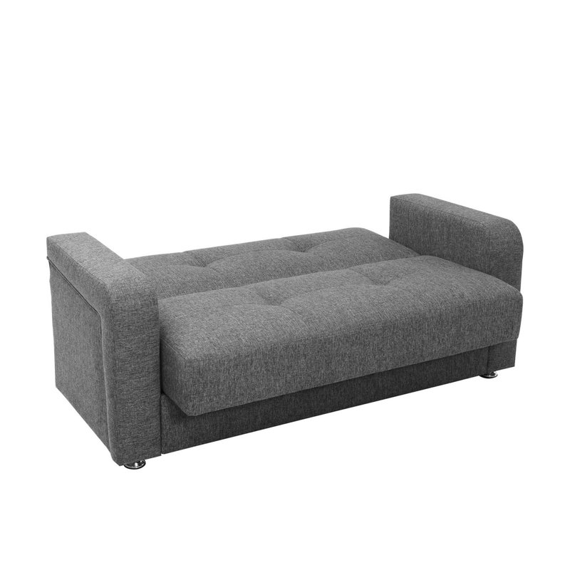 Causeuse convertible avec rangement Primenest Nimbusflow, Gris