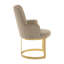 Florissant 46cm H Velvet Upholstered Parsons Chair in Beige