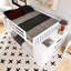 Lit superposé double avec 4 tiroirs et 3 tablettes-123150561-123150560