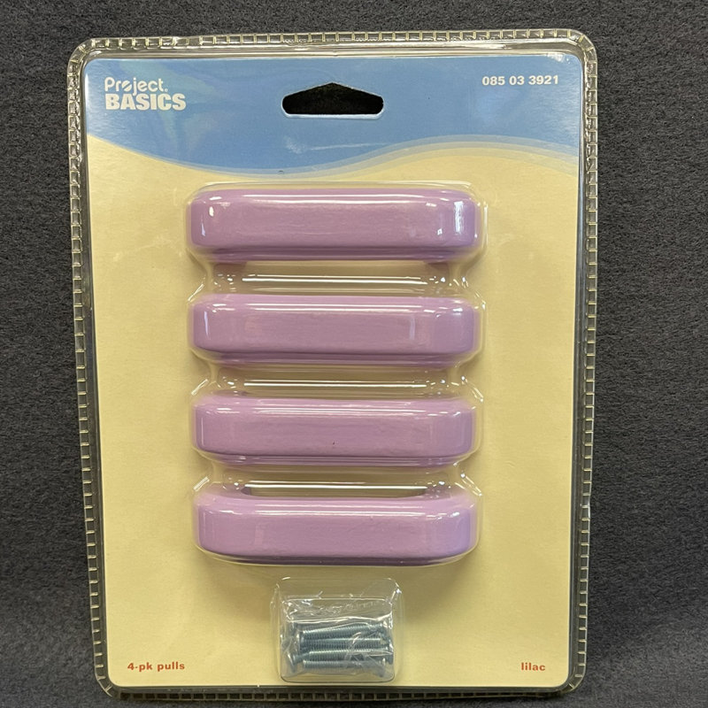 3" Pull, Lilac, 4 packs