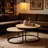 31.5"W Round Nesting Table set of 2
