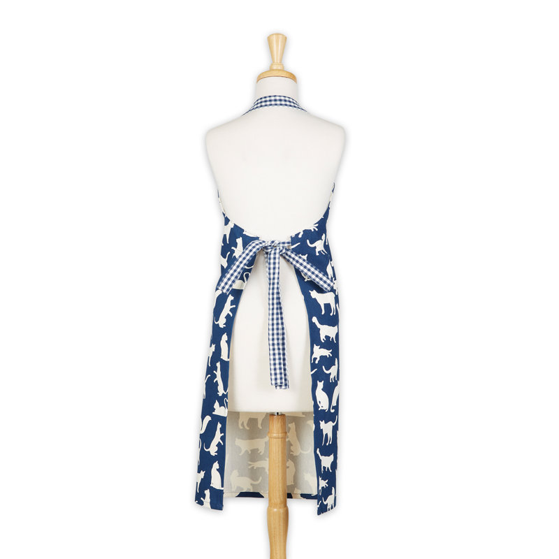 Tablier, Bleu