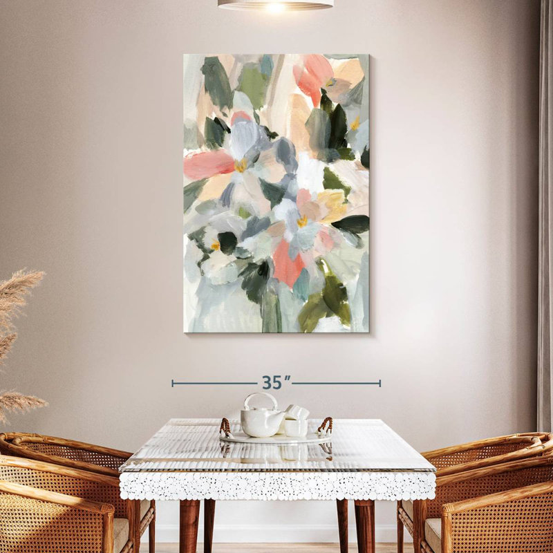 Avery Soft As Petals I, 48" H x 32" W