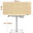Height Adjustable T-Shaped Computer Desk 180 x 80cm Electric Standing Desk with USB Charging-2008743491-2008743488-2006974550
