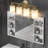 4- Golden Bathroom Vanity - Frosted Glass For Decoration Lighting With Shades Modern-1977819822-1977819821