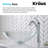 Glass Circular Vessel Bathroom Sink with Faucet-35841289