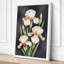 Three Pale Iris Botanical 1 Piece Wrapped Canvas Wall Art-1743251448-1743251455