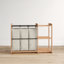 Trieur de linge en bambou 3 sacs