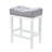 24 Inch Barstools Wood Kitchen Counter Height Bar Island Stools With Saddle Seats Backless Set Of 4-1620195053