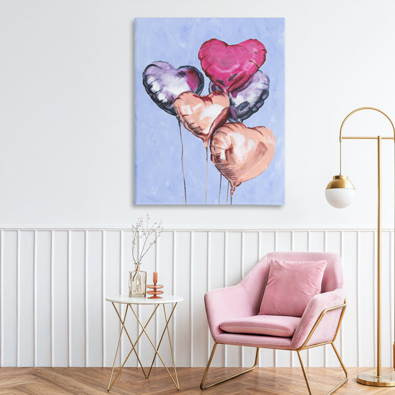 «Vibrant Heart Ballons», conception par Michael Willett, H 30 po x l 24 po
