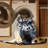 Washable Nordic Lynx Big Cats Area Rug-460150267