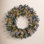 Frosted Pre-Lit Fir Christmas Wreath
