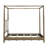 Canopy Bed Queen Brown See Below