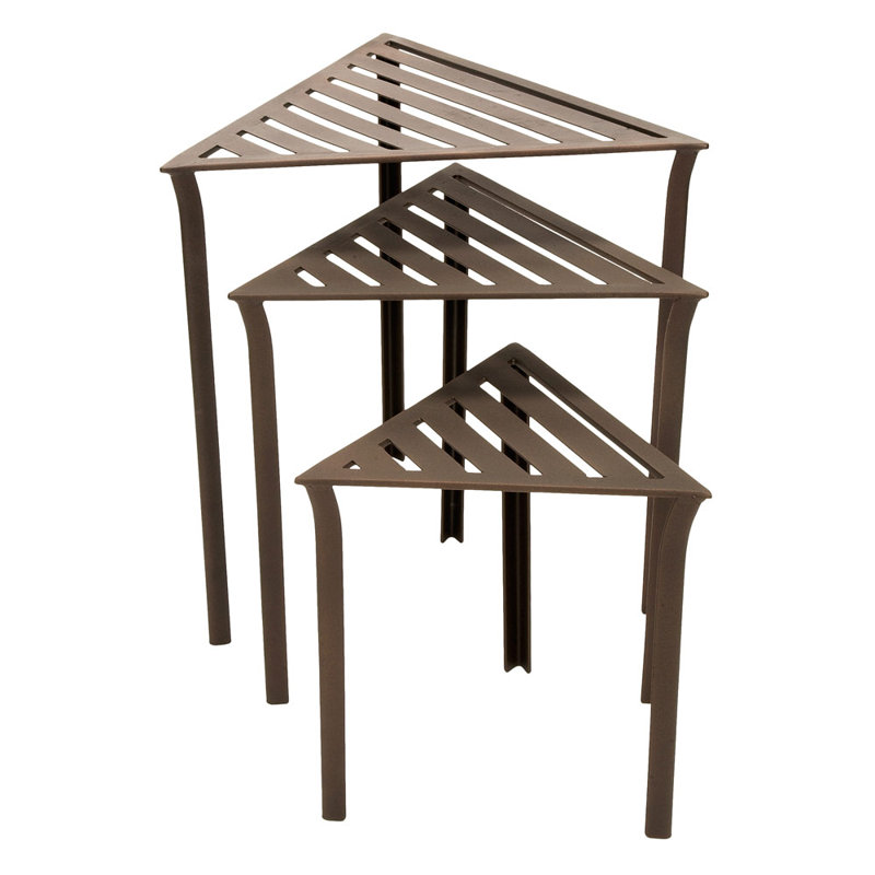 Alard Steel Top Nesting Tables