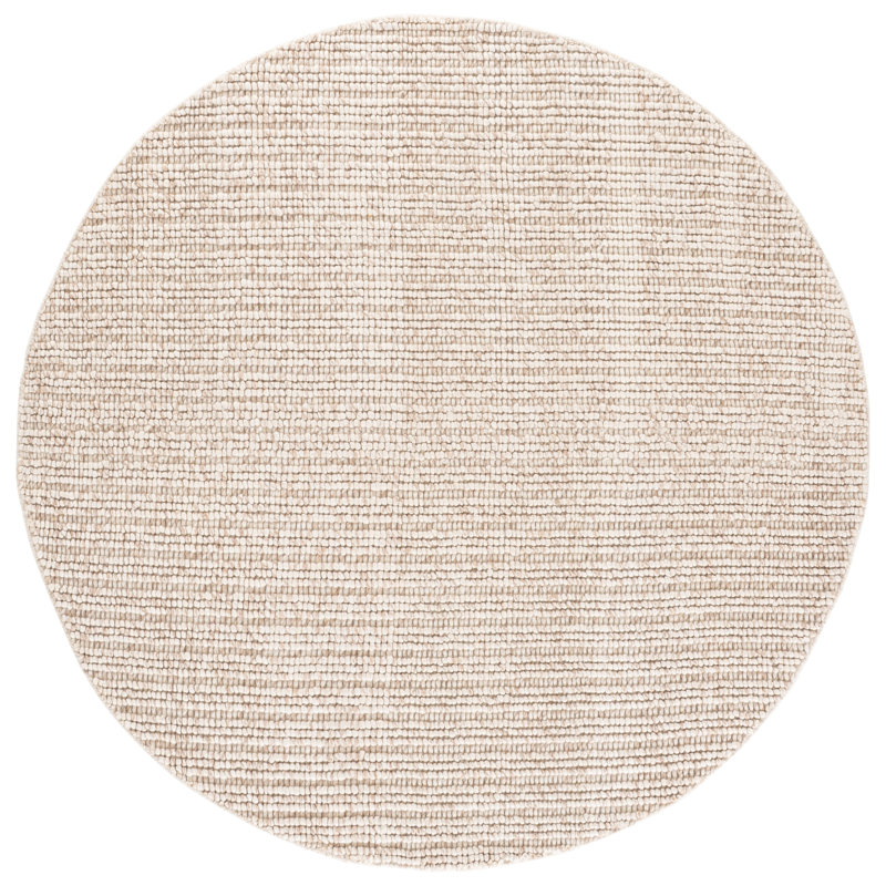 Natural Fiber Couture 112 Hand Woven Performance Solid Color Rug, Round 6'