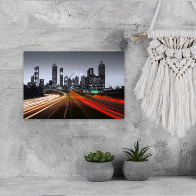 Atlanta Georgia by night USA 1 Piece Wrapped Canvas Wall Art