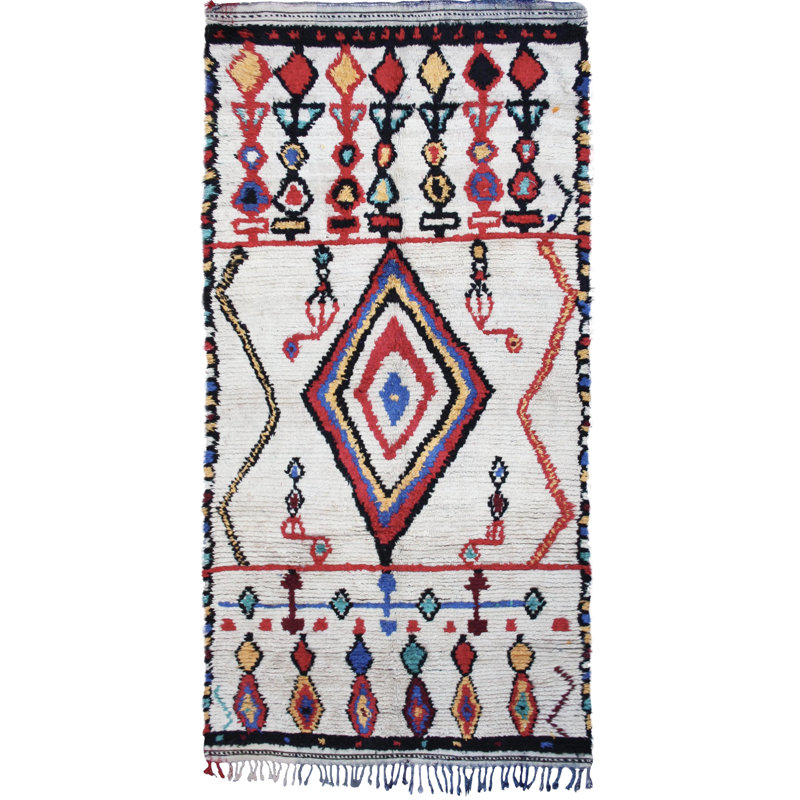 One-of-a-Kind Rectangle 4'9" X 9'6" Hand Knotted Area Rug