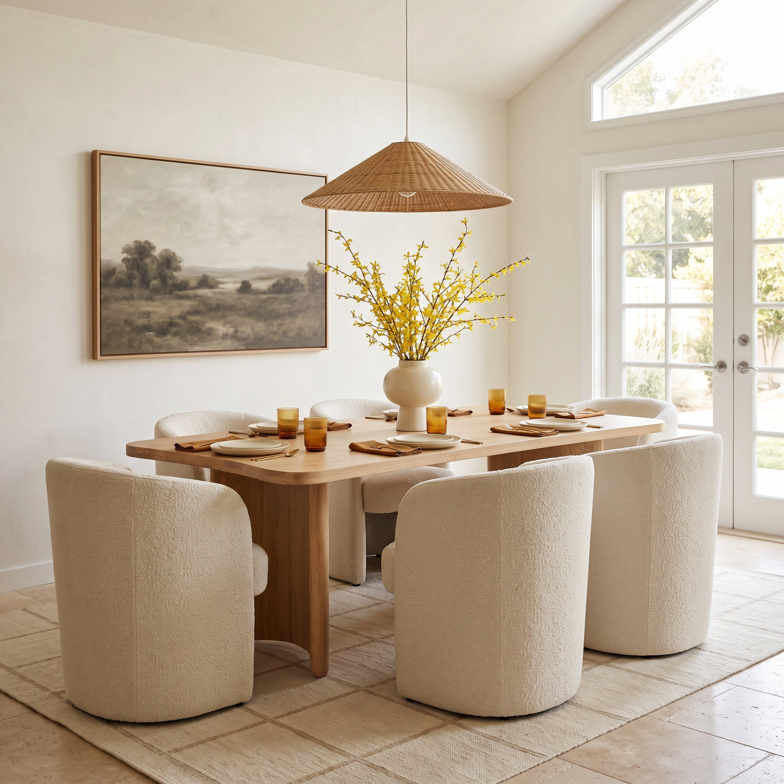 Curry 83.25'' Dining Table