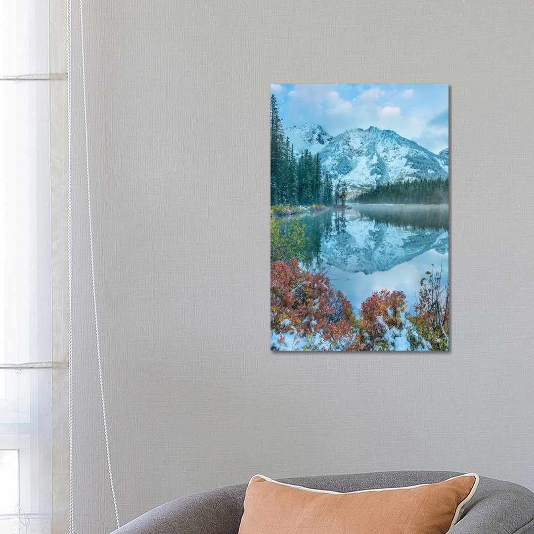 Grand Tetons From String Lake, Grand Teton National Park, Wyoming II by Tim Fitzharris - Wrapped Canvas Print