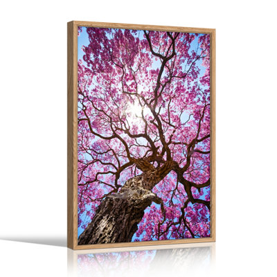 Ensemble de 1 tableau sur toile Fleurs de cerisier