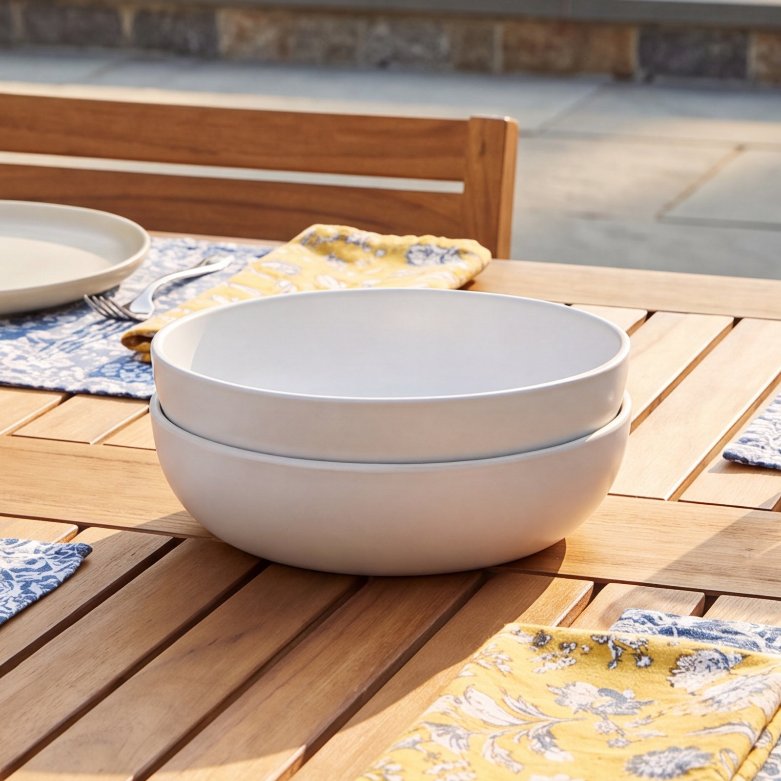 Wazee Matte Serving Bowl, Emerald Green