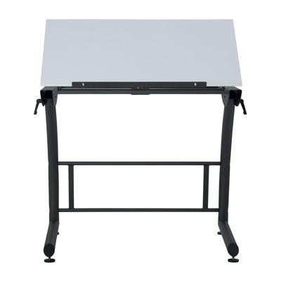 Coursey Standing Height Adjustable Drafting Table by Inbox Zero