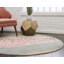 Tapis bleu / rouge / beige Abrigail-70706373