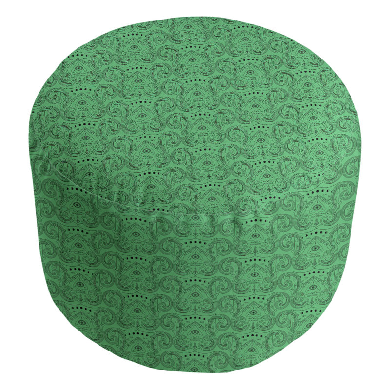 Repose-pieds Avicia, Vert mer / gris