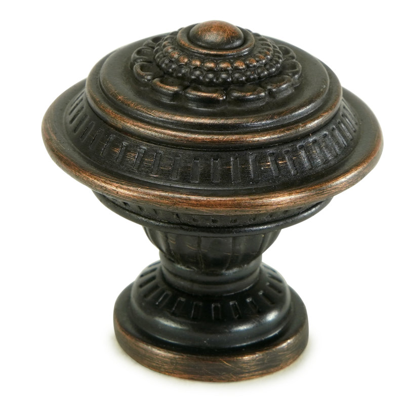 JAMESTOWN KNOB FLORENTINE FINISH, Bronze, 1 3/8"