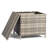 Patio Square Wicker Side Table-1946999469