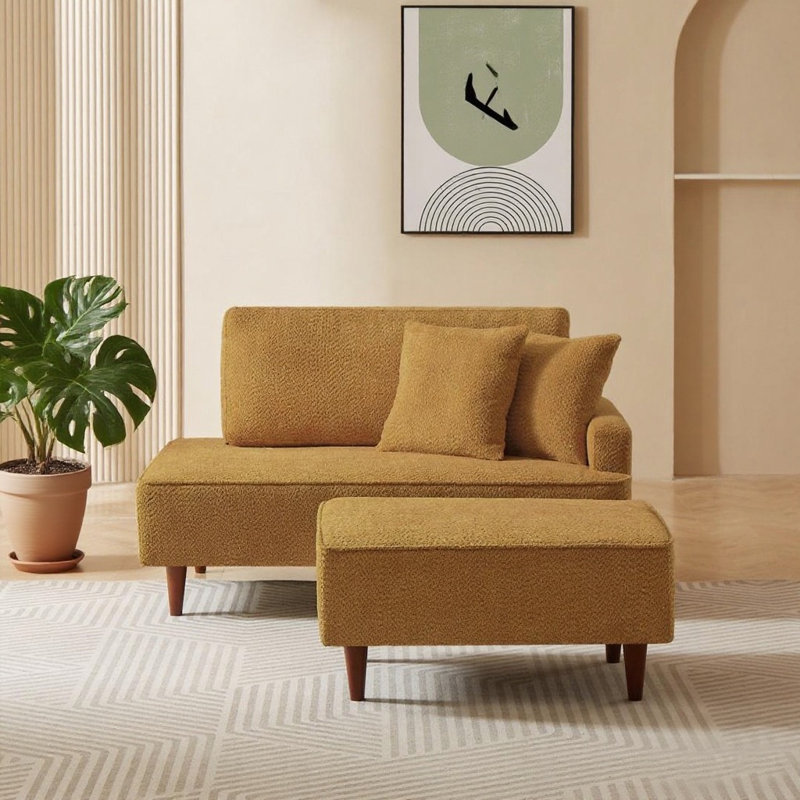 Lounges Chaise+Ottman, Orange