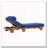 Acacia Wood Chaise Lounge Chair with Adjustable Backrest, Retractable Side Tray, and Headrest-226097390