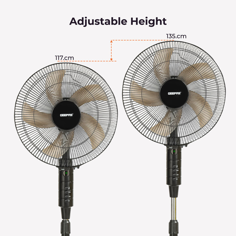Geepas 53cm Oscillating Standing Fan