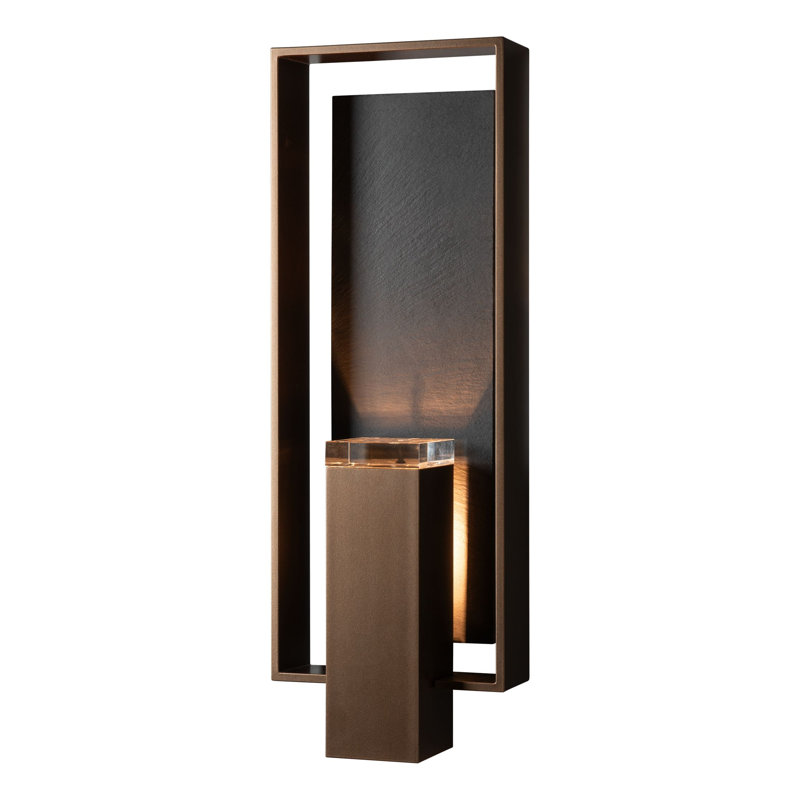 Shadow Box Aluminum Wall Light, Coastal Bronze, 21.2" H x 7.5" W x 4" D