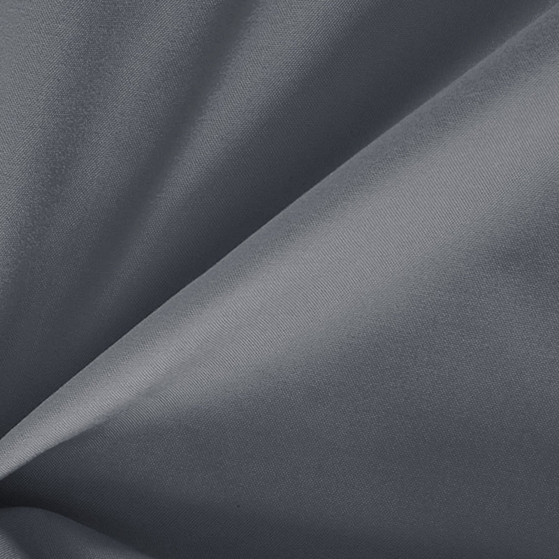 Ensemble d'édredon plissé avec draps Bed-in-a-Bag, Édredon de très grande taille et 6 pièces suppl, Gris foncé