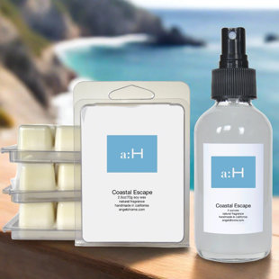A:H Coastal Escape Scented Flameless Wax Melts And Room Spray Candle